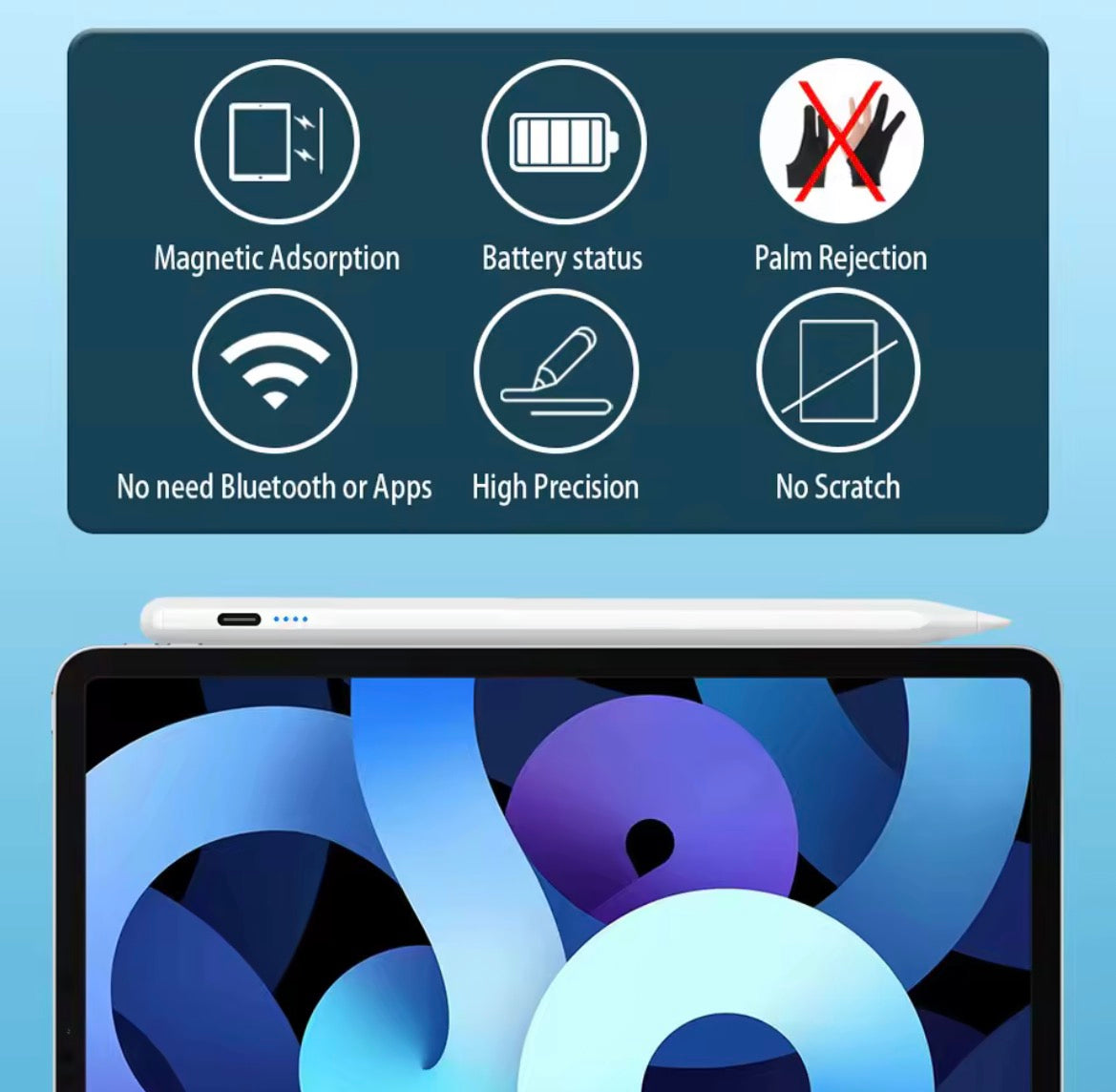 Stylet Tactile pour iPad – Précision, Simplicité et Élégance