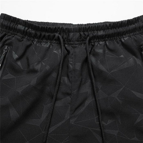 Short noir décontracté ample pour homme, en stock aux États-Unis, style sport