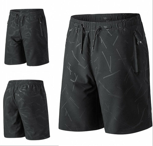 Short noir décontracté ample pour homme, en stock aux États-Unis, style sport